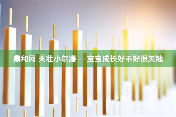 鼎和网 天壮小尔膳——宝宝成长好不好很关键