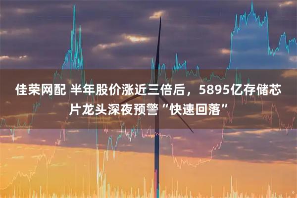 佳荣网配 半年股价涨近三倍后，5895亿存储芯片龙头深夜预警“快速回落”